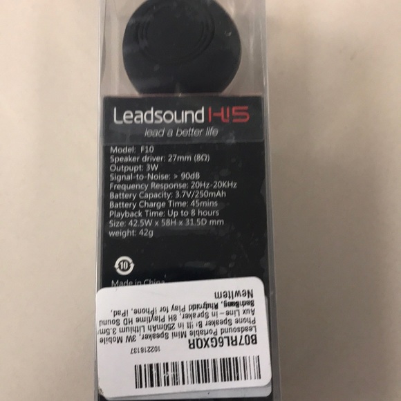 COPY - Brand new Leadsound H15 smartphone speaker - Picture 3 of 4